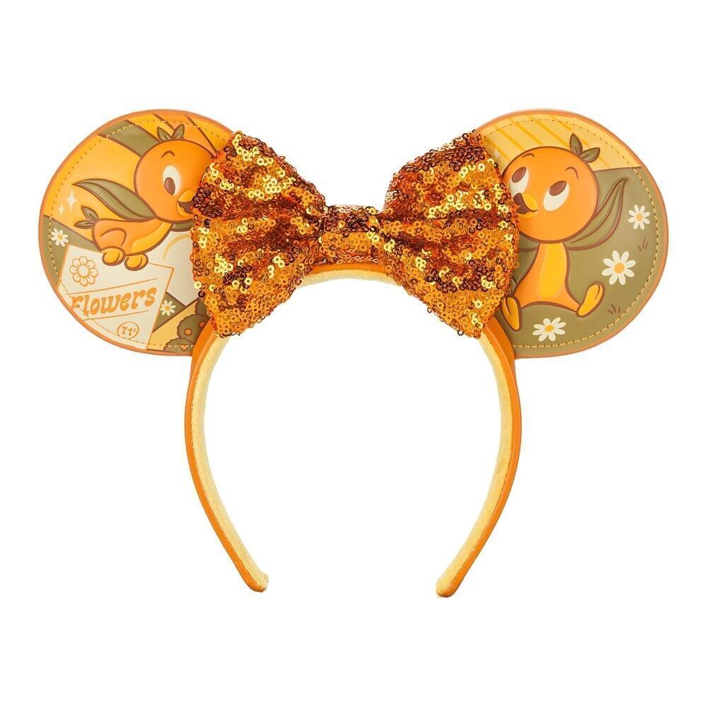 Disney Parks Epcot Flower & Garden Festival 2023 Orange Bird Minnie Ear Headband